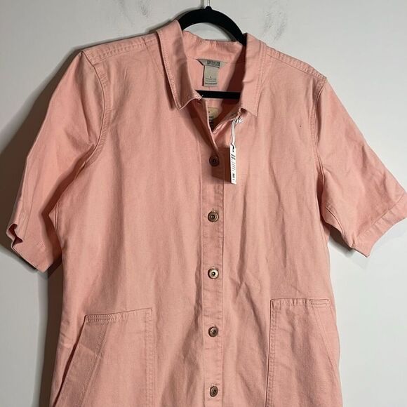 Duluth Trading Co. Women's DuluthFlex Fire Hose Ltd. Shirt Dress Size Large - Picture 2 of 6